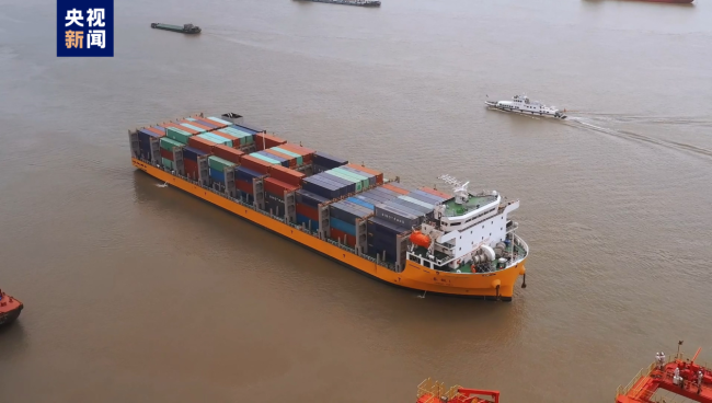 萬噸海輪首次入境陽邏港!