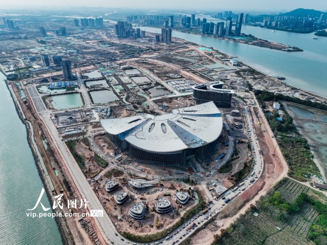 廣東廣州：國(guó)際金融論壇會(huì)址建設如火如荼